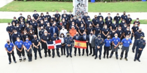 Inauguración protocolar del Curso de Grandes catástrofes de BUSF en Santo Domingo (R. Dominicana)